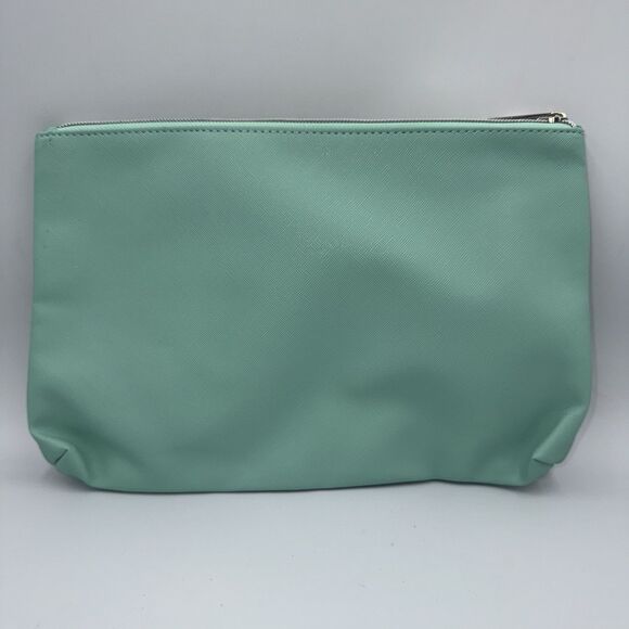 Origami Owl Purse Organizer Makeup Travel Case Cosmetic Bag Teal - Picture 5 of 5